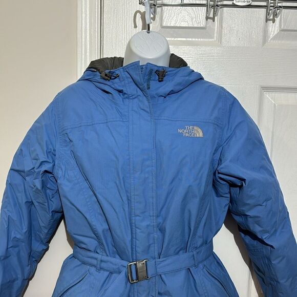The North Face Puffer Jacket Goose Down Ski Parka Blue size M - Picture 2 of 9